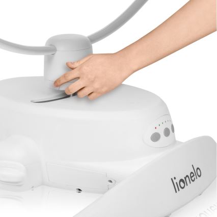 Lionelo - Kūdikio supamasis su melodija IRIS Grey Concrete