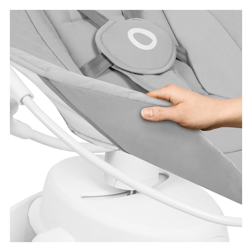 Lionelo - Kūdikio supamasis su melodija IRIS Grey Concrete