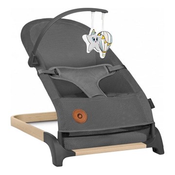 Lionelo - Kūdikio supynė JUNE pilka