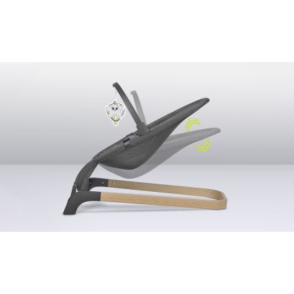 Lionelo - Kūdikio supynė JUNE pilka