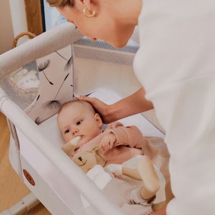 Lionelo - Kūdikių lovelė 3in1 AURORA pilka