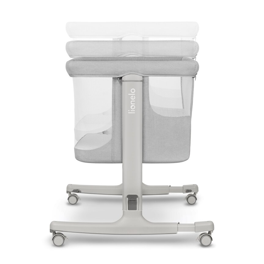 Lionelo - Kūdikių lovelė 3in1 AURORA pilka