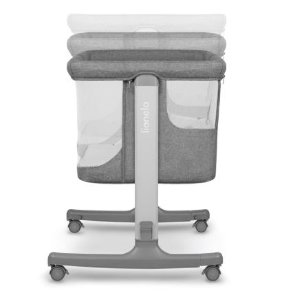 Lionelo - Kūdikių lovelė 3in1 AURORA tamsiai pilka