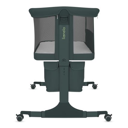 Lionelo - Kūdikių lovelė 3in1 JODIE, žalia/grafito