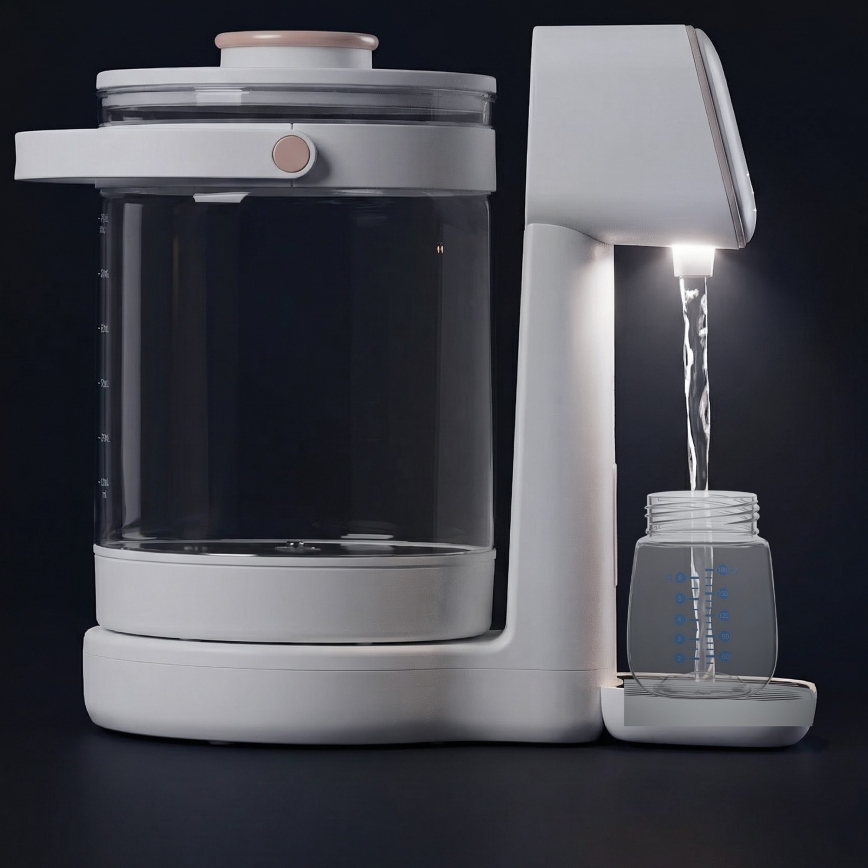 Lionelo - Kūdikių mišinio paruošimo aparatas BABYPRESTO 2.0 1200W/230V Baltas