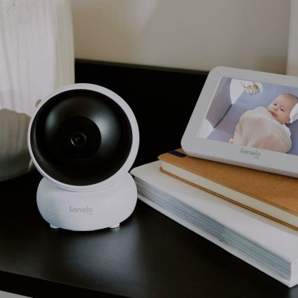 Lionelo - Kūdikių stebėjimo įrenginys su monitoriumi BABYLINE 8.3 5V 3600 mAh