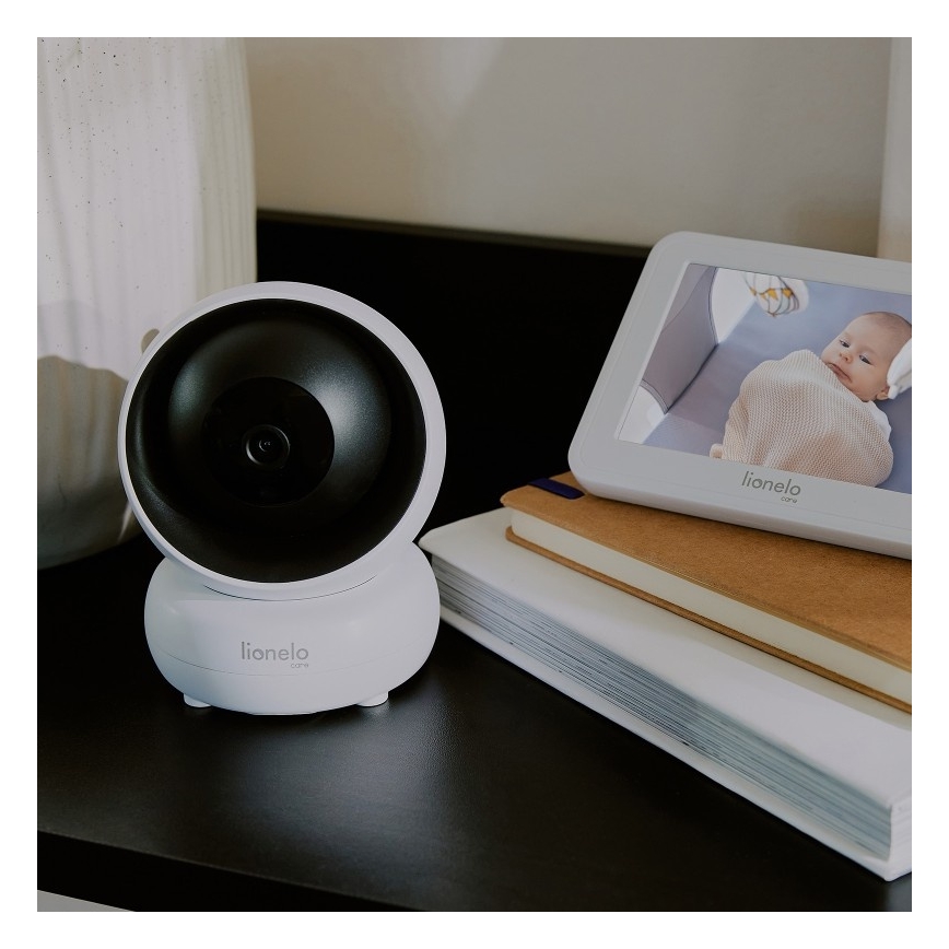 Lionelo - Kūdikių stebėjimo įrenginys su monitoriumi BABYLINE 8.3 5V 3600 mAh