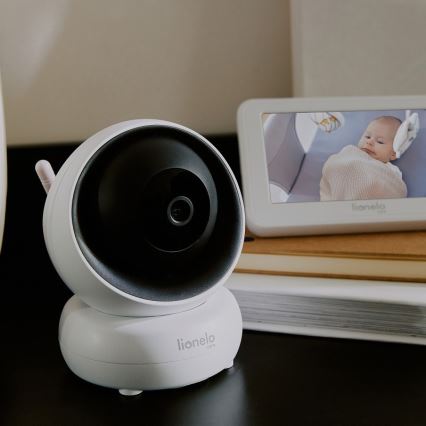 Lionelo - Kūdikių stebėjimo įrenginys su monitoriumi BABYLINE 8.3 5V 3600 mAh