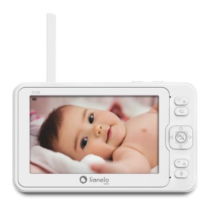 Lionelo - Kūdikių stebėjimo įrenginys su monitoriumi BABYLINE 8.3 5V 3600 mAh