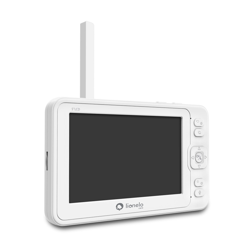 Lionelo - Kūdikių stebėjimo įrenginys su monitoriumi BABYLINE 8.3 5V 3600 mAh
