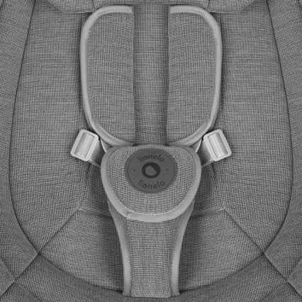 Lionelo - Kūdikių sūpuoklė su melodija BLOSSOM Grey Concrete + nuotolinis valdymas