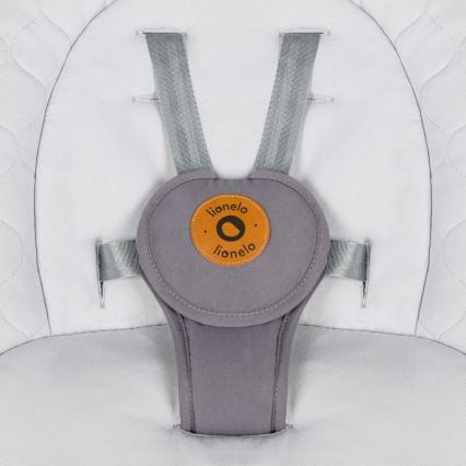 Lionelo - Kūdikių sūpuoklė su melodija MELL Grey Stone 4xAA + nuotolinio valdymo pultas