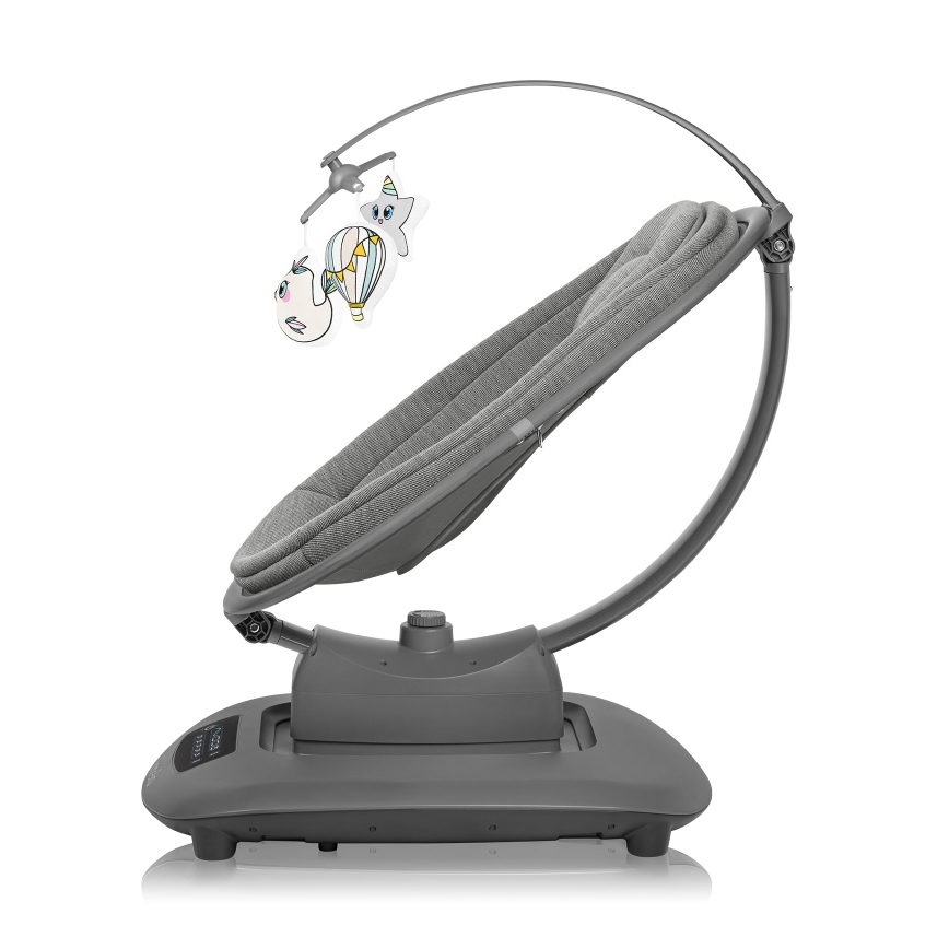 Lionelo - Kūdikių sūpynės su melodija BLOSSOM Grey Concrete + nuotolinis pultas