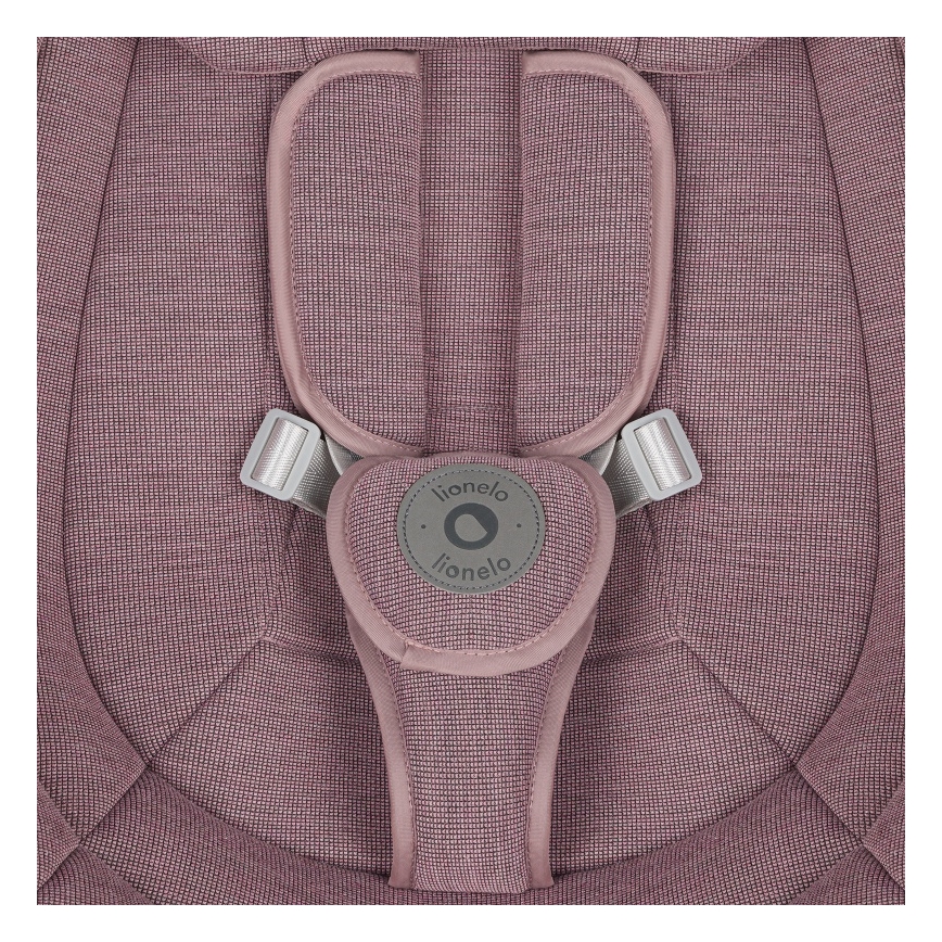 Lionelo - Kūdikių supynės su melodija BLOSSOM Pink Mauve + su nuotolinio valdymo pulteliu