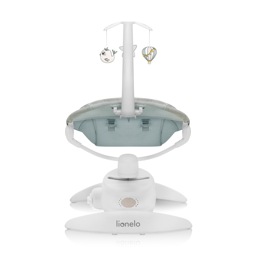 Lionelo - Kūdikių supynės su melodija MELL Beige Sand 4xAA + nuotolinio valdymo pultas