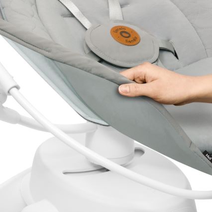 Lionelo - Kūdikių supynės su melodija MELL Beige Sand 4xAA + nuotolinio valdymo pultas