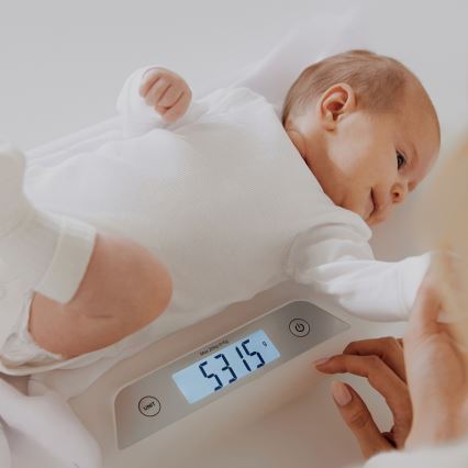 Lionelo - Kūdikių svarstyklės BABYBALANCE 3xAAA