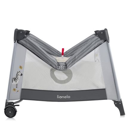 Lionelo - Kūdikių žaidimų aptvaras BONNIE Grey Stone