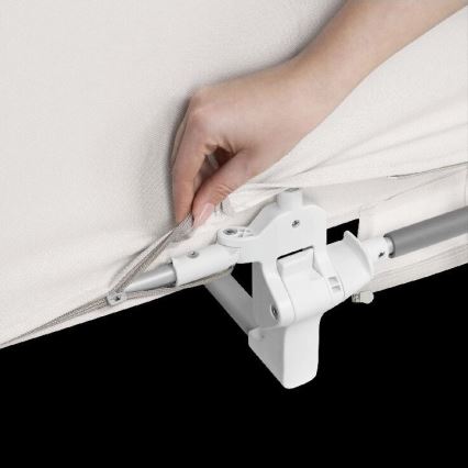 Lionelo - LORA apsauginė lovos tvorelė, pilka