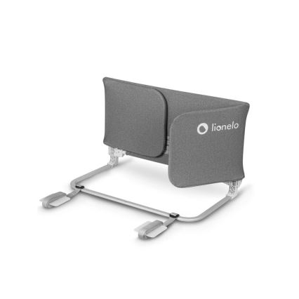 Lionelo - LORA XL tamsiai pilka apsauginė lovos tvorelė