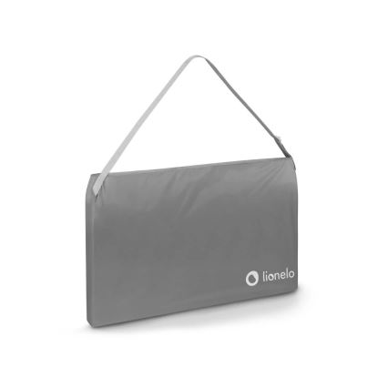 Lionelo - LORA XL tamsiai pilka apsauginė lovos tvorelė