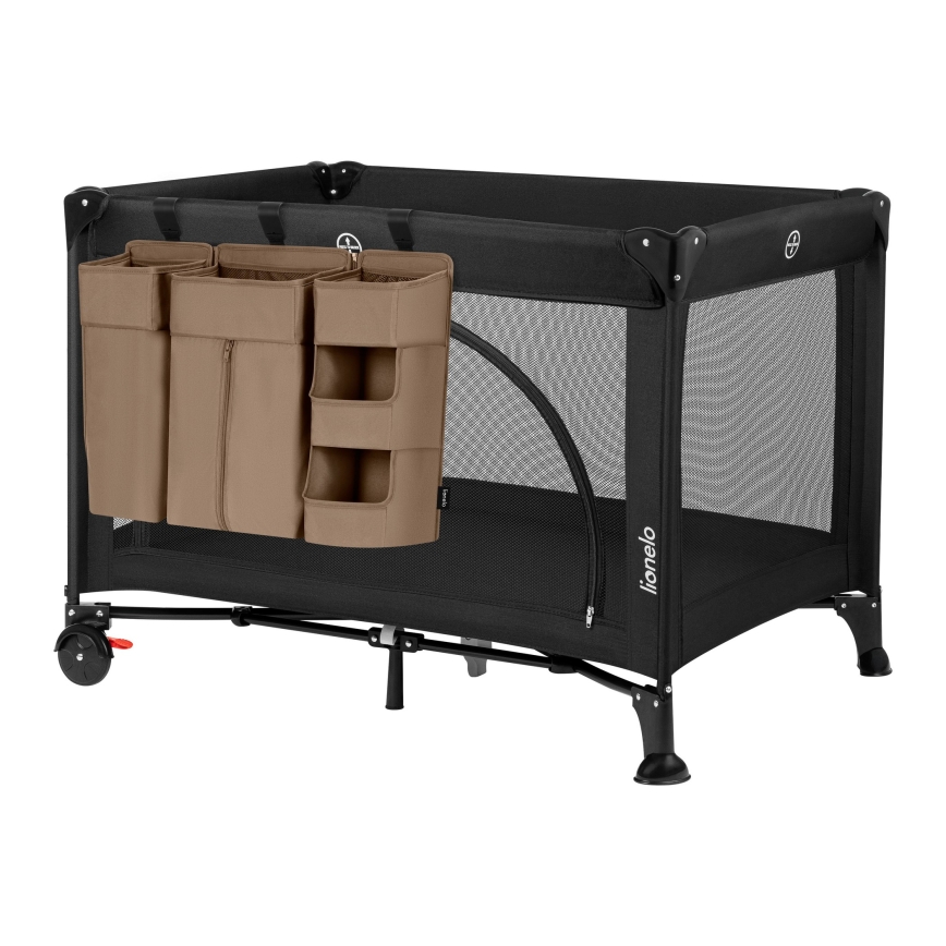 Lionelo - Lovytei skirtas organizatorius 3in1 SIDEPOCKET smėlio spalvos