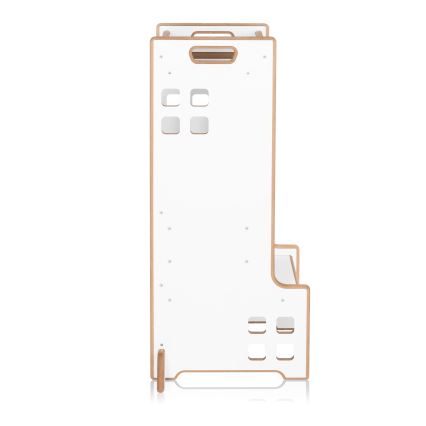 Lionelo - Mokymosi bokštelis CASS baltos spalvos