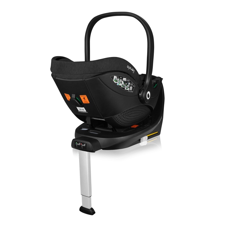 Lionelo - MOXIE SET i-Size bazė automobilių kėdutėms, juoda