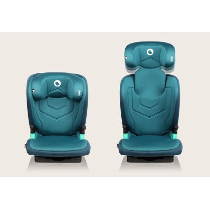 Lionelo - NEAL i-Size 100-150 cm automobilių kėdutė Žalia Turkuaz