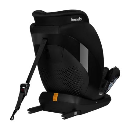 Lionelo - pasisukanti automobilinė kėdutė su baze LAVENDER i-Size 76-150 cm Black Carbon