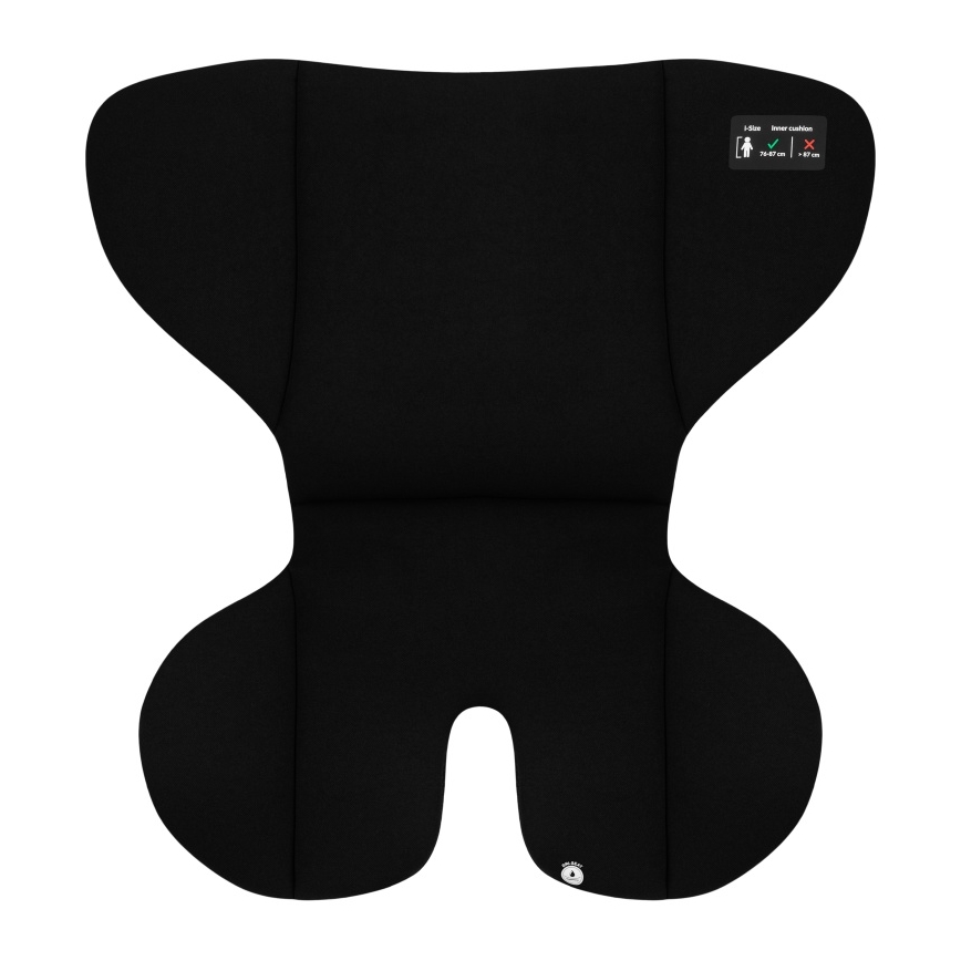 Lionelo - pasisukanti automobilinė kėdutė su baze LAVENDER i-Size 76-150 cm Black Carbon