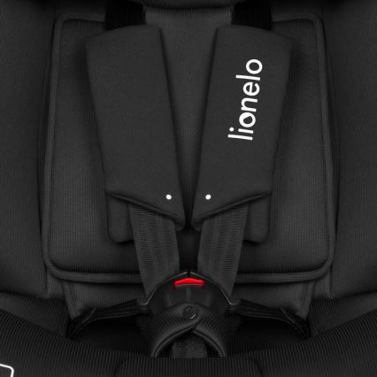 Lionelo - Pasukama autokėdutė su baze BRAVE i-Size 40-150 cm Juodas Carbon