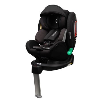 Lionelo - pasukama automobilinė kėdutė su baze ANTOON PLUS i-Size 40-105 cm Black Onyx