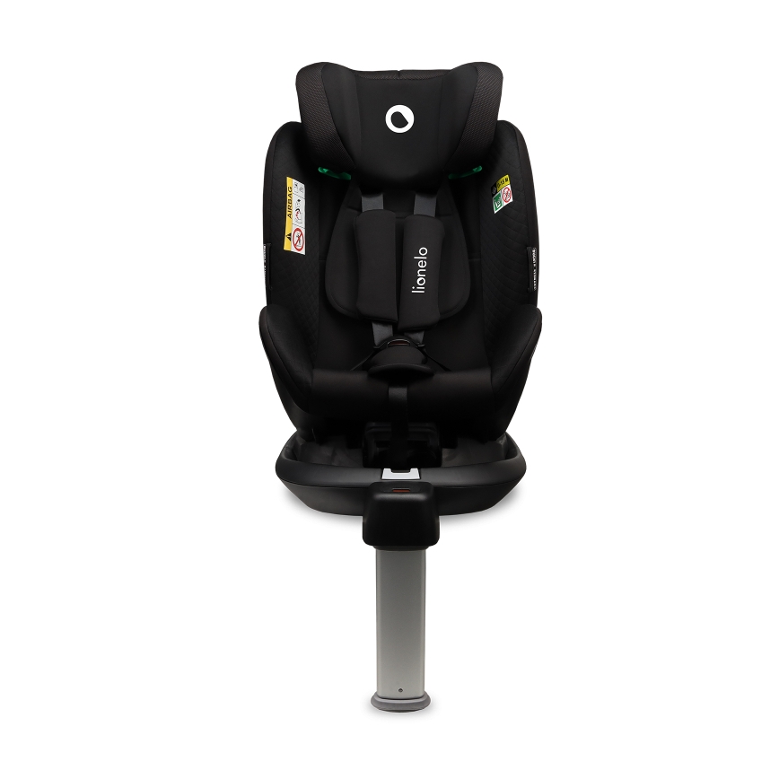 Lionelo - Pasukama automobilinė kėdutė su baze ANTOON PLUS i-Size 40-105 cm Juodas Oniksas