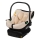 Lionelo - Pasukama automobilinė kėdutė su baze ASTRID SET i-Size 40-87 cm, smėlio spalvos