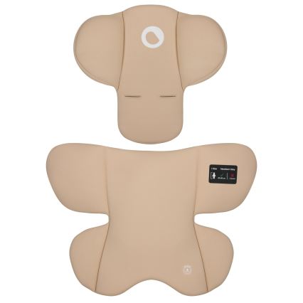 Lionelo - Pasukama automobilinė kėdutė su baze ASTRID SET i-Size 40-87 cm, smėlio spalvos