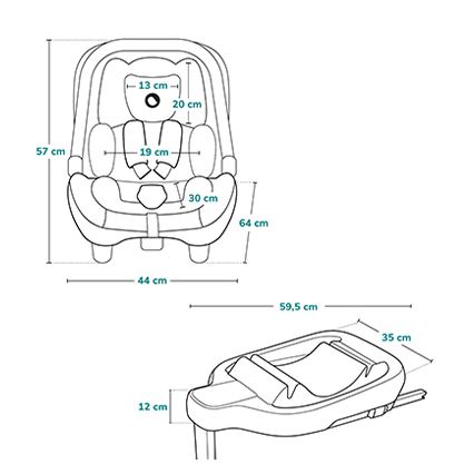 Lionelo - Pasukama automobilinė kėdutė su baze ASTRID SET i-Size 40-87 cm, smėlio spalvos
