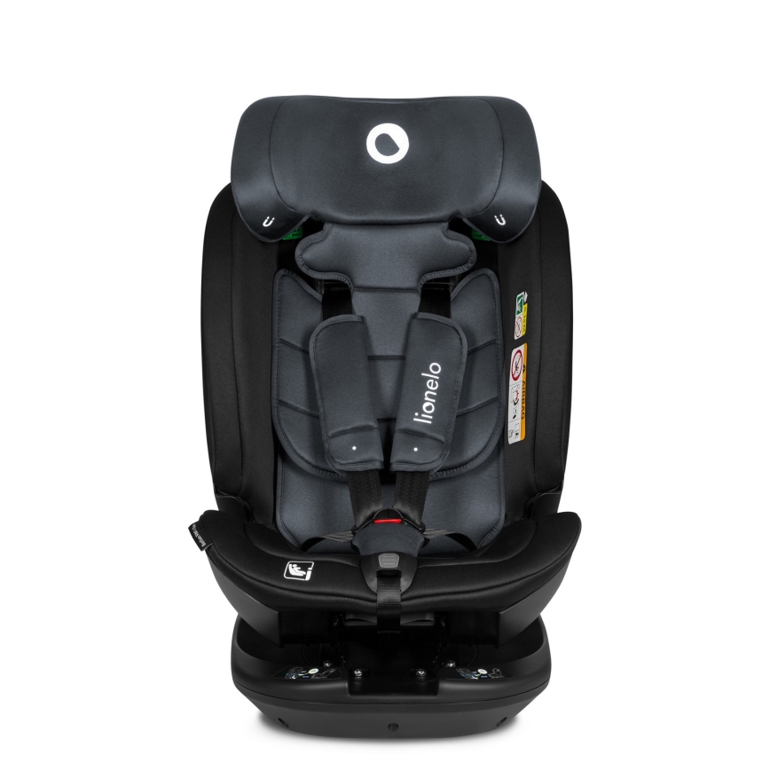 Lionelo - pasukama automobilinė kėdutė su baze BASTIAAN i-Size 40-150 cm Grey Stone