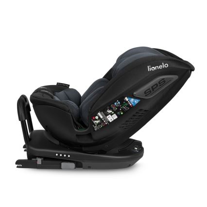 Lionelo - pasukama automobilinė kėdutė su baze BASTIAAN i-Size 40-150 cm Grey Stone