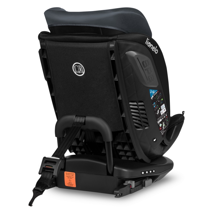 Lionelo - pasukama automobilinė kėdutė su baze BASTIAAN i-Size 40-150 cm Grey Stone