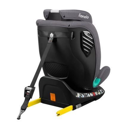 Lionelo - Pasukama automobilinė kėdutė su baze BASTIAAN ONE i-Size 40-150 cm akmens pilka