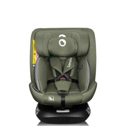 Lionelo - BASTIAAN ONE pasukama automobilinė kėdutė su baze i-Size 40-150 cm alyvuogių žalia