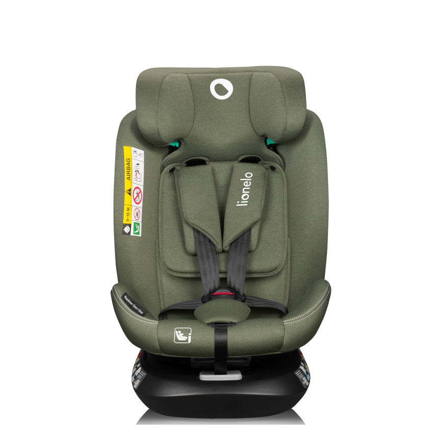 Lionelo - BASTIAAN ONE pasukama automobilinė kėdutė su baze i-Size 40-150 cm alyvuogių žalia