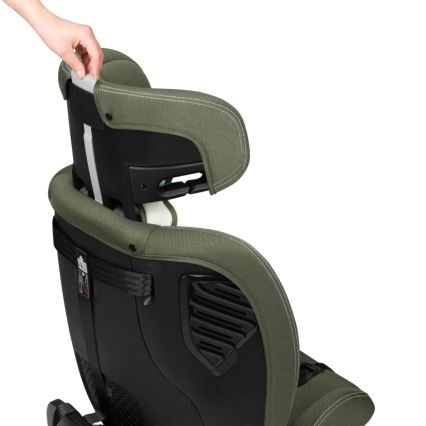 Lionelo - BASTIAAN ONE pasukama automobilinė kėdutė su baze i-Size 40-150 cm alyvuogių žalia
