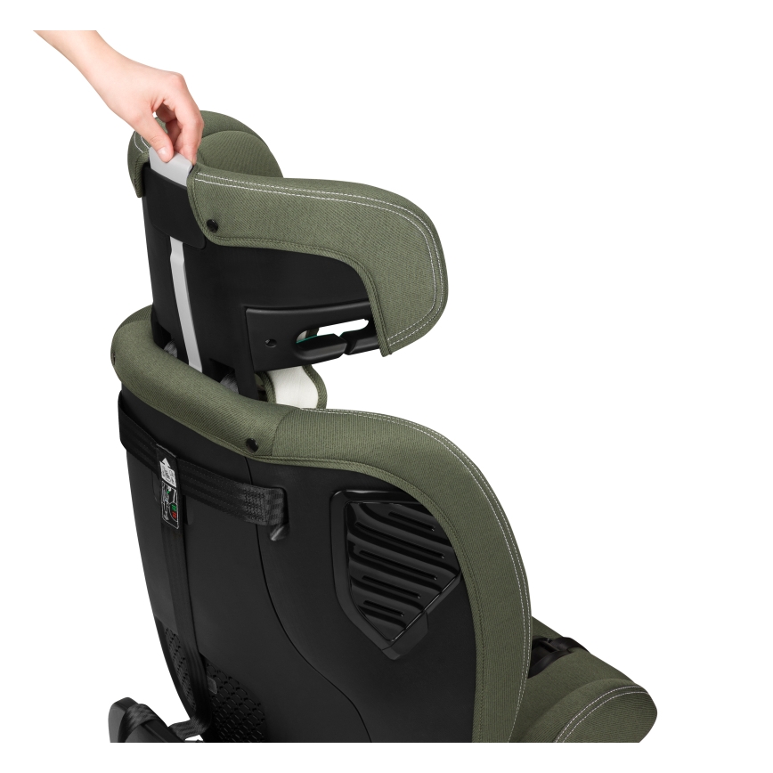 Lionelo - BASTIAAN ONE pasukama automobilinė kėdutė su baze i-Size 40-150 cm alyvuogių žalia