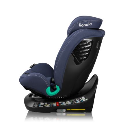 Lionelo - Automobilinė kėdutė su pasukama baze BASTIAAN ONE i-Size 40-150 cm Tamsiai mėlyna