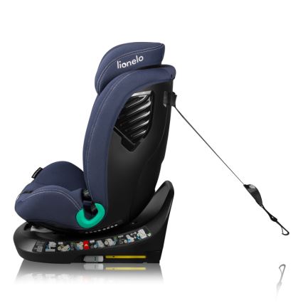 Lionelo - Automobilinė kėdutė su pasukama baze BASTIAAN ONE i-Size 40-150 cm Tamsiai mėlyna