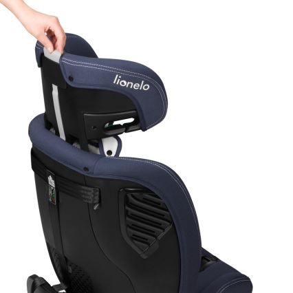 Lionelo - Automobilinė kėdutė su pasukama baze BASTIAAN ONE i-Size 40-150 cm Tamsiai mėlyna