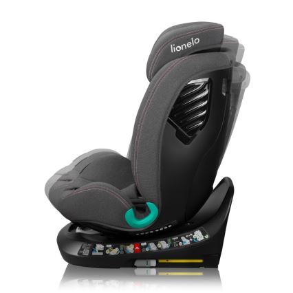 Lionelo - sukama automobilinė kėdutė su baze BASTIAAN ONE i-Size 40-150 cm Pink Rose