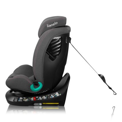 Lionelo - sukama automobilinė kėdutė su baze BASTIAAN ONE i-Size 40-150 cm Pink Rose